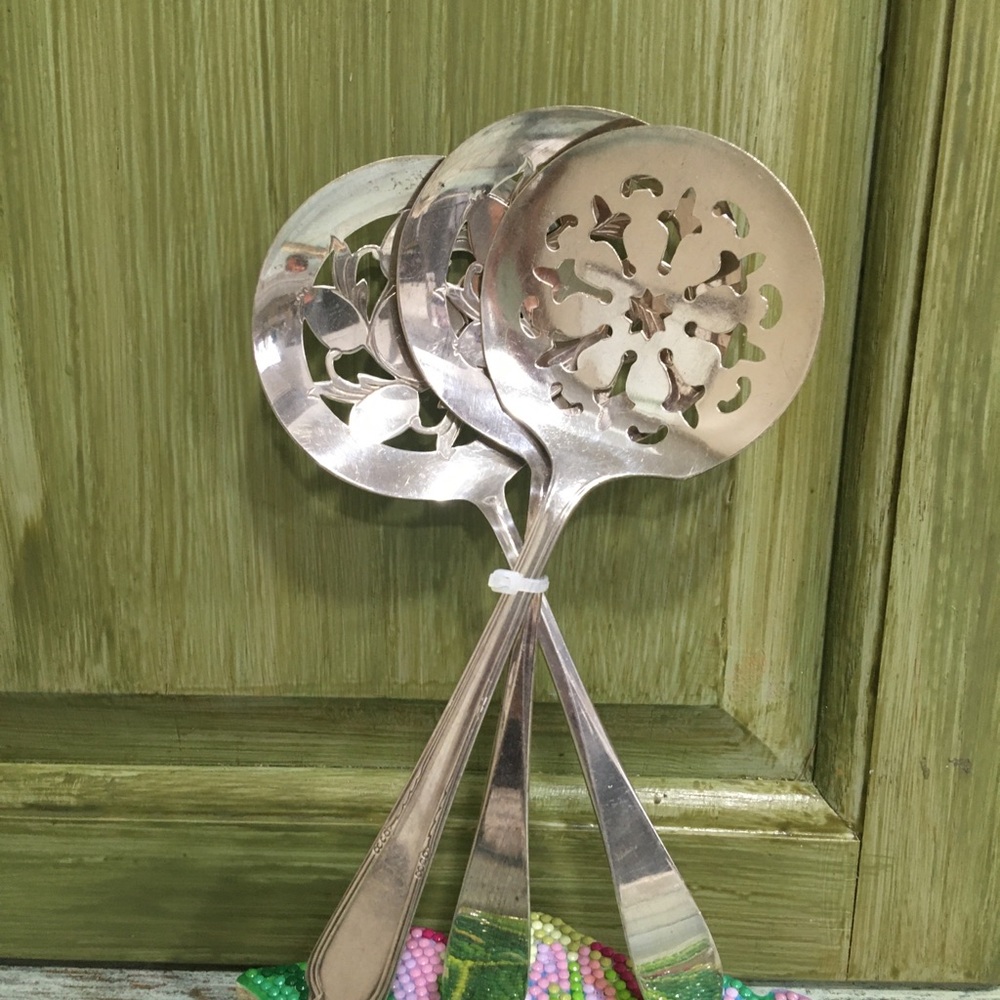 Vintage Original Rogers International Silver Co Serving Spoons Replacement